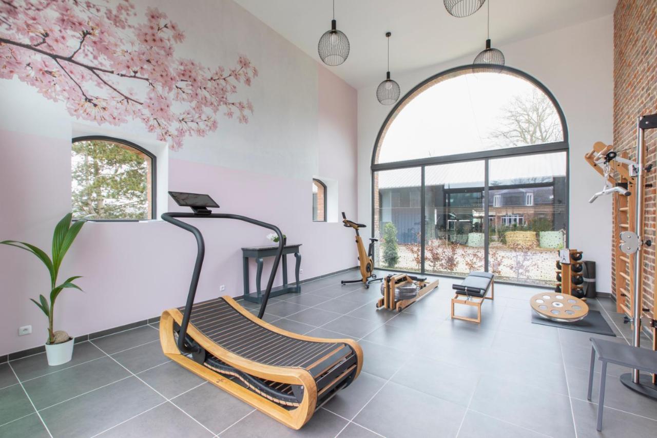 Aux Petits Lapins De Sorval, Sauna Prive, Fitness Selvigny Kültér fotó
